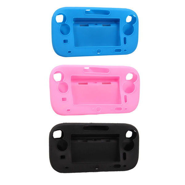 Silicone Soft Gel Protective Case Cover For Nintendo Wii U Gamepad 5